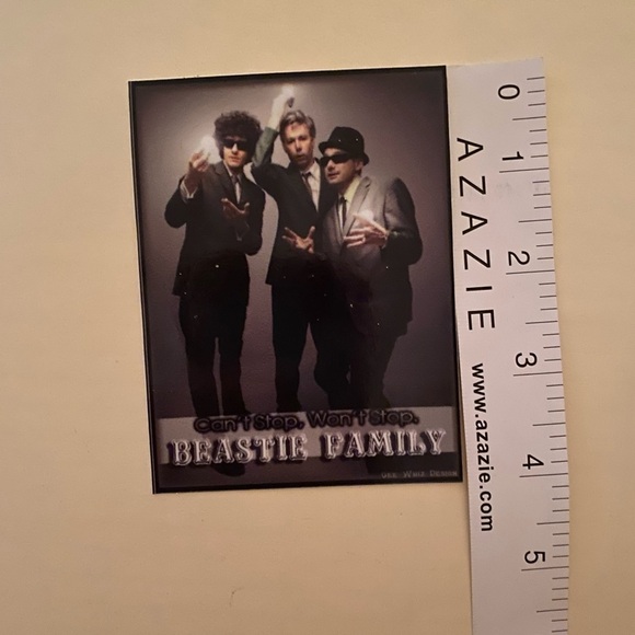 BEASTIE BOYS Beastie Family “Can’t Stop Won’t Stop” Sticker NEW Rare OOP - Picture 3 of 5